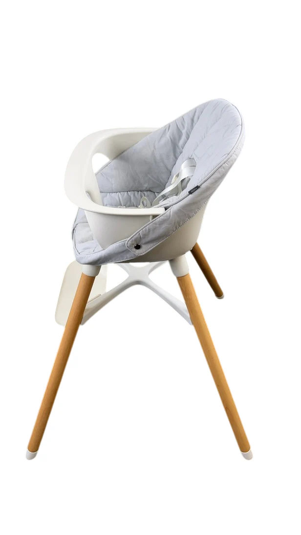 Lalo The Chair with Cushion, Coconut, Grey Multi, Natural - Image 4