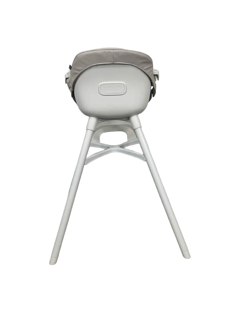 Lalo The Chair with Cushion, Coconut, Leather Mono Coconut, White - Image 4
