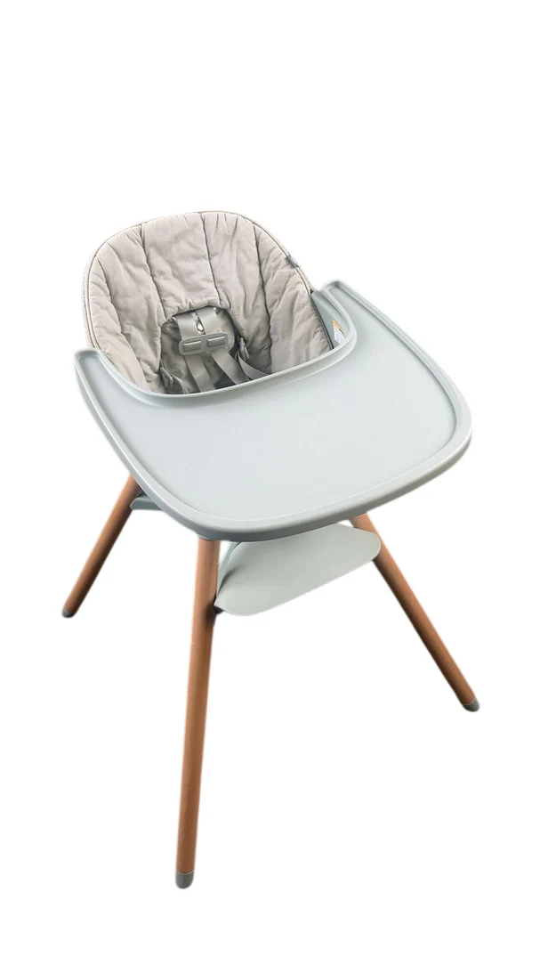 Lalo The Chair with Cushion, Natural, Sage, Sage