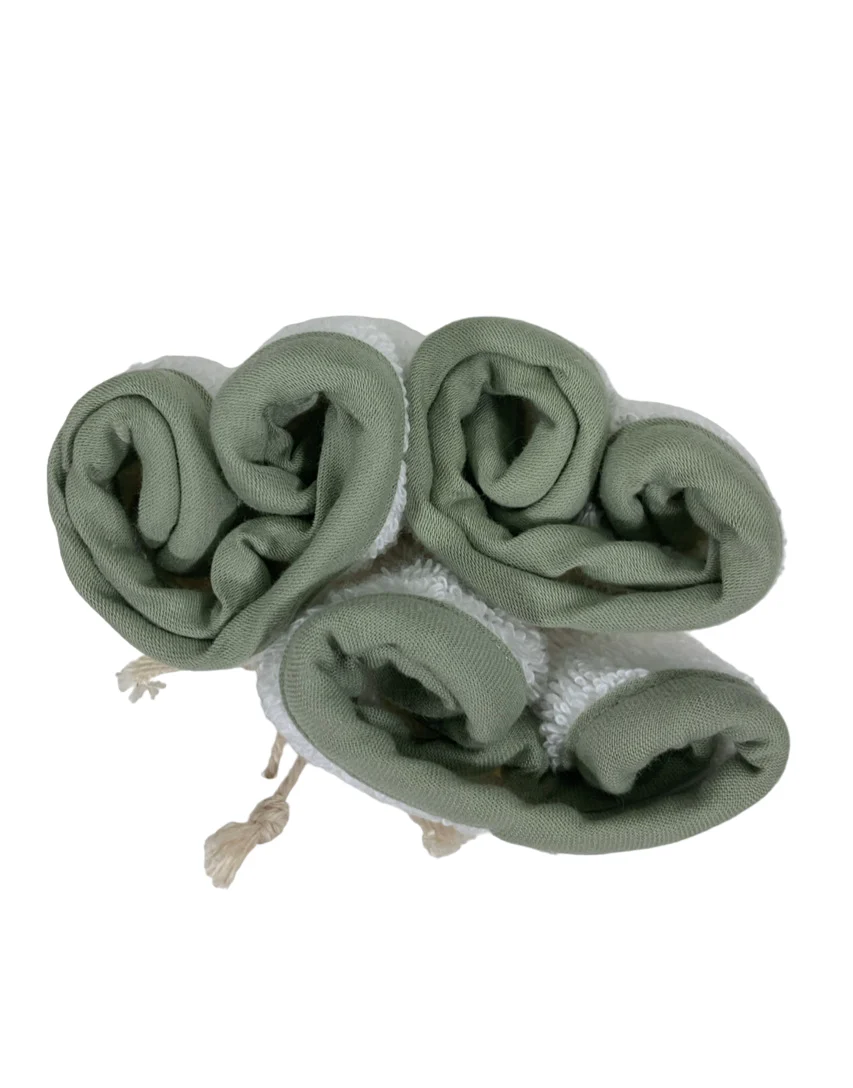 Lalo The Washcloth 3 Pack, Sage - Image 3