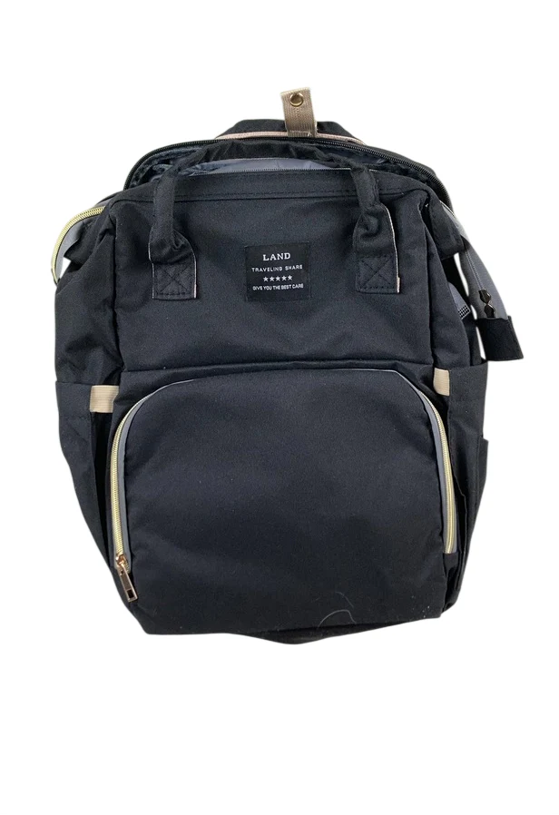 Land Diaper Bag Backpack, Black