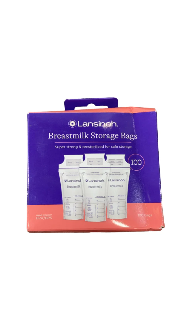 Lansinoh Breast Milk Storage Bags, 100ct