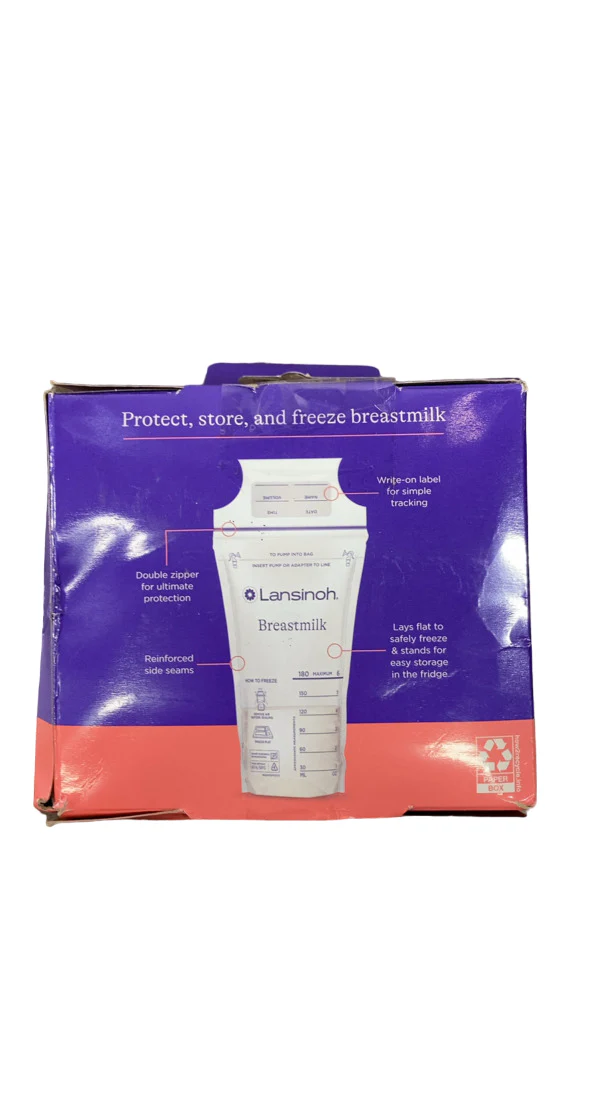 Lansinoh Breast Milk Storage Bags, 100ct - Image 2