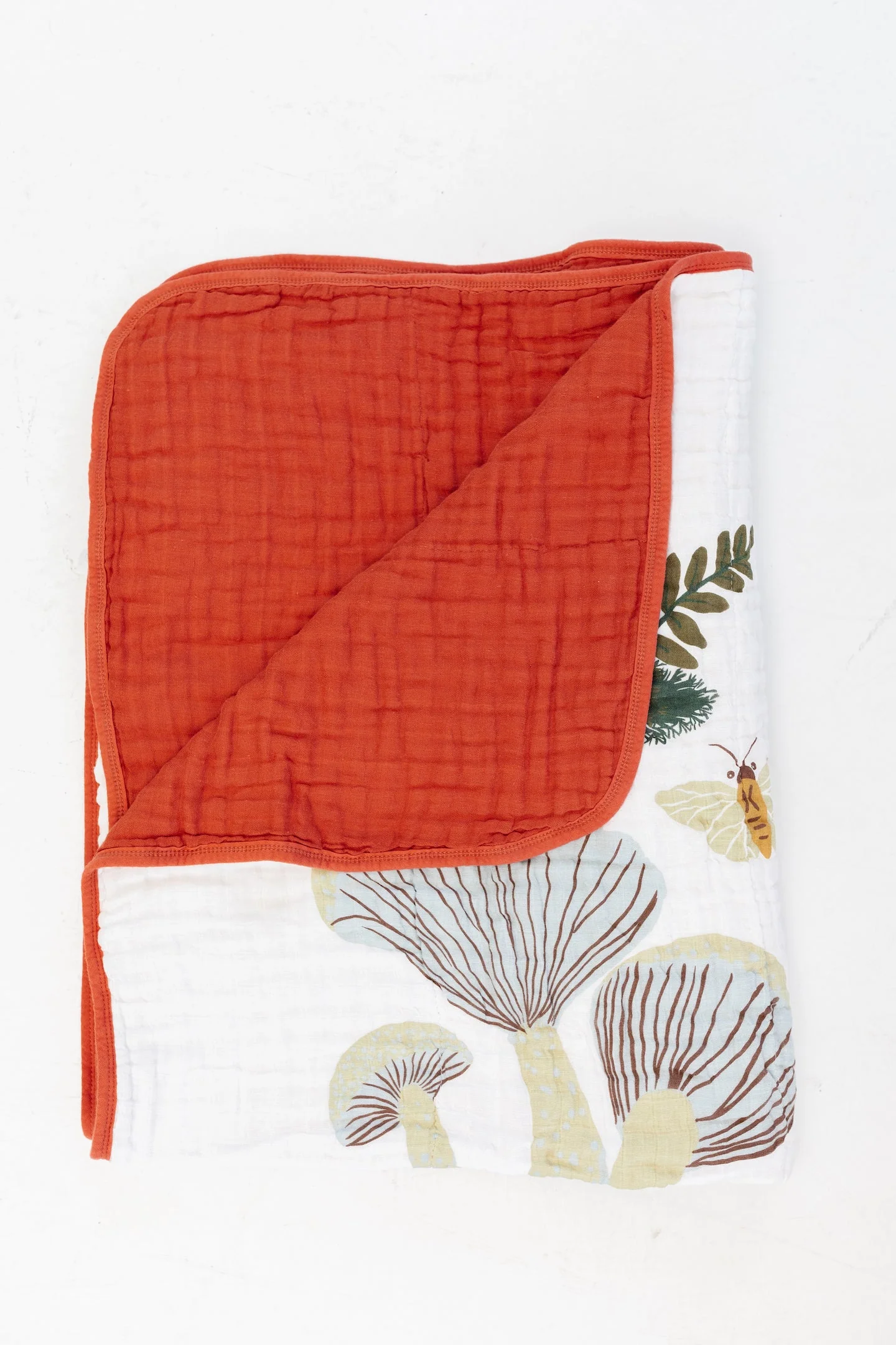 Clementine Kids Large Mushroom Throw Blanket - Image 2