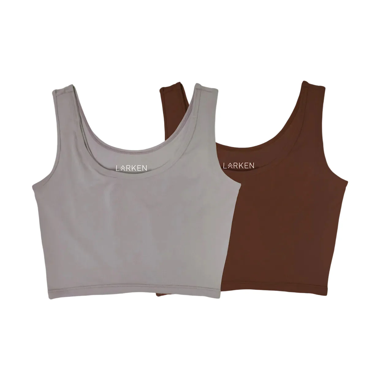 Larken The Larken X Nursing Bra, Large, 2 pack, Mocha/ Stone