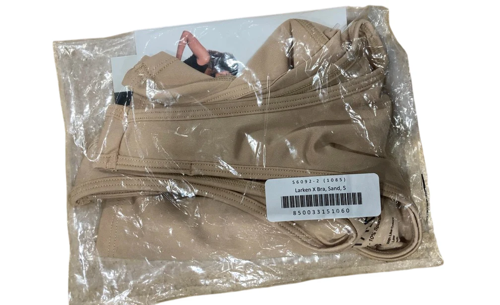 Larken The Larken X Nursing Bra, Sand, Small, Single - Image 3