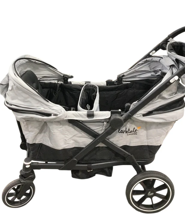Larktale Caravan Coupe V2 (2 Seater) Stroller Wagon, 2023, Gray/Black - Image 2