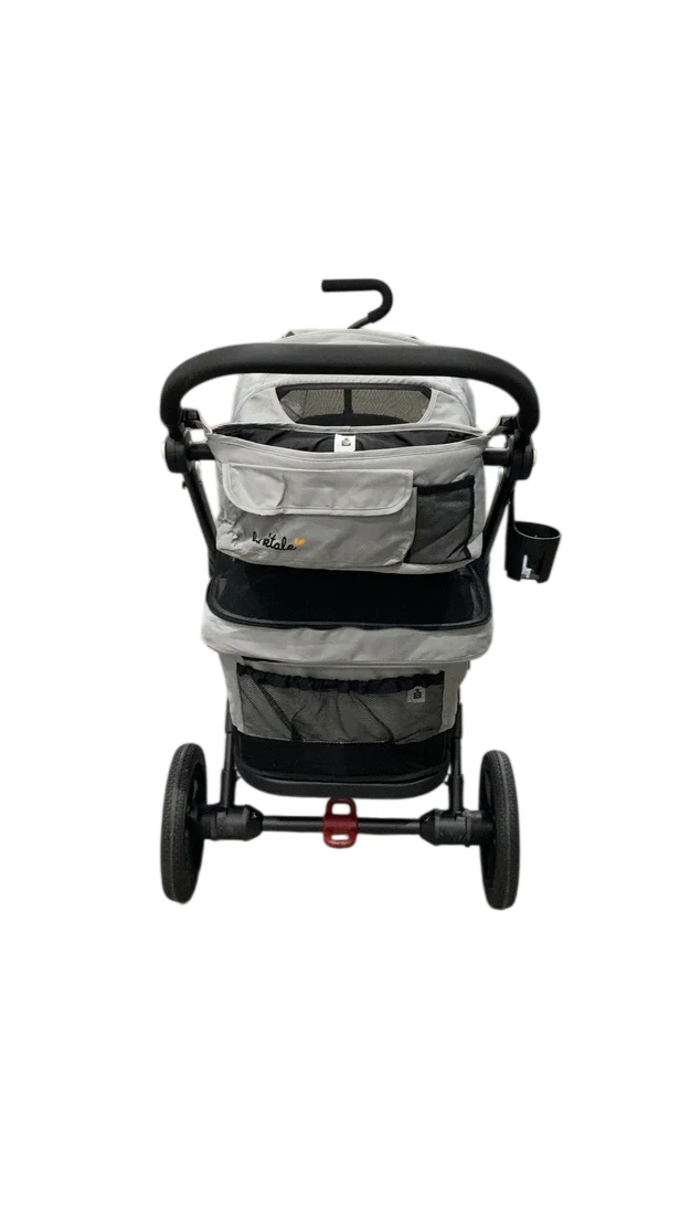 Larktale Caravan Coupe V2 (2 Seater) Stroller Wagon, 2023, Gray/Black - Image 3