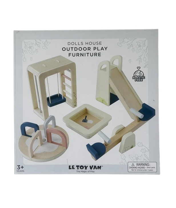 Le Toy Van Dolls House Outdoor Play Furniture, Wooden - Image 2