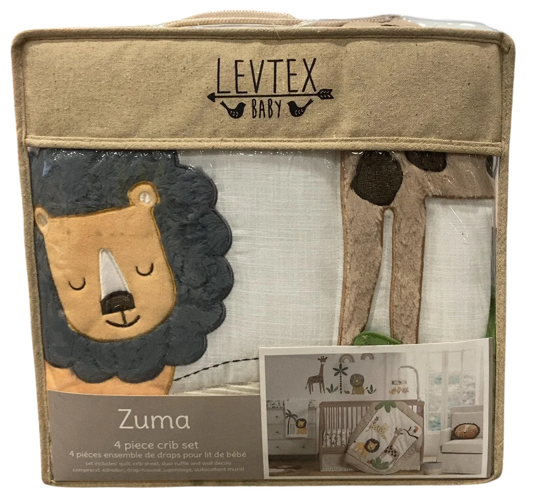 Levtex Baby Four Piece Crib Bedding Set, Zuma - Image 2