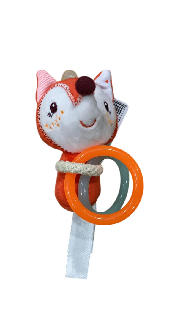 Lilliputiens Mini Plush Rattle, Alice - Image 2