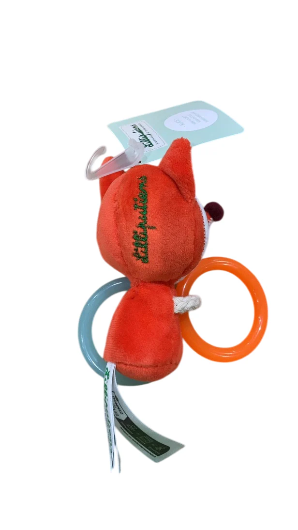 Lilliputiens Mini Plush Rattle, Alice - Image 3