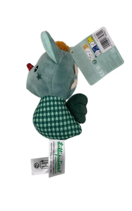 Lilliputiens Mini Plush Rattle, Joe - Image 2