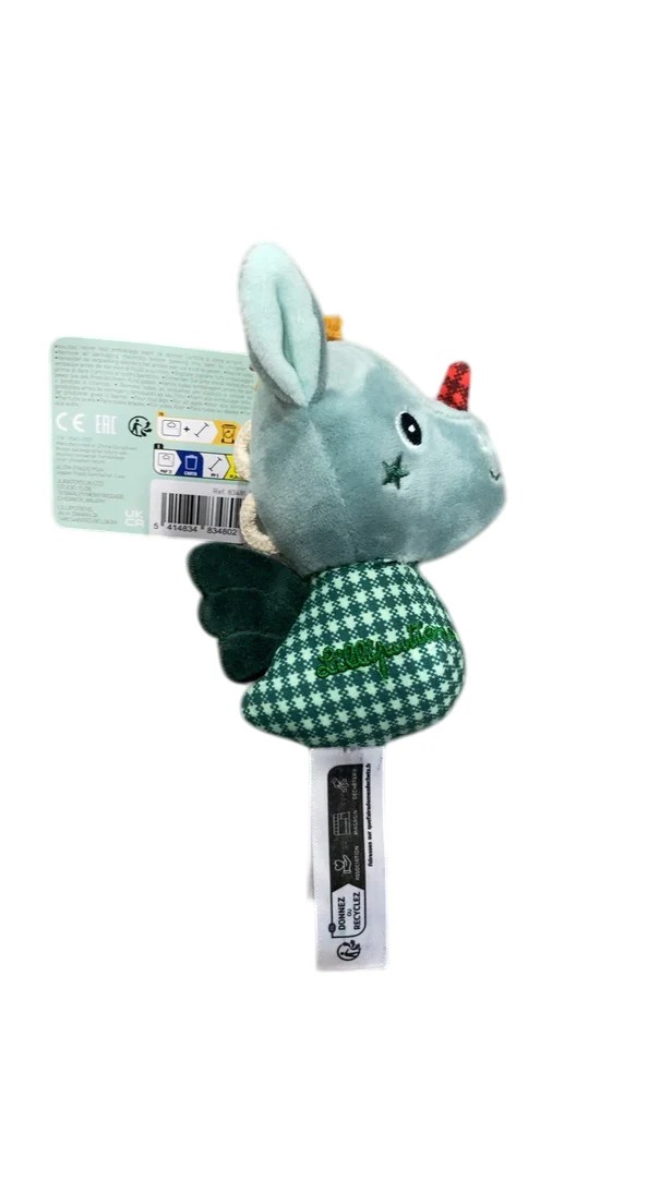 Lilliputiens Mini Plush Rattle, Joe - Image 3