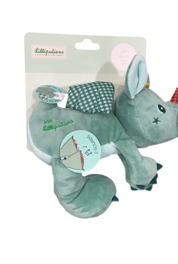 Lilliputiens Multi-sound Plush, Joe the Dragon - Image 2