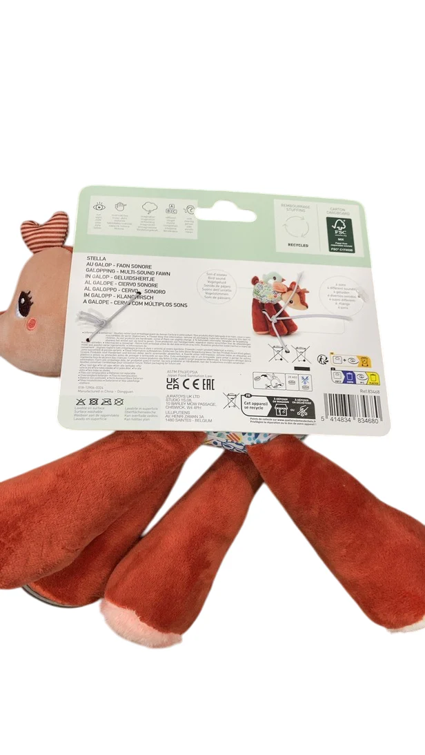 Lilliputiens Multi-sound Plush, Stella the Fawn - Image 3