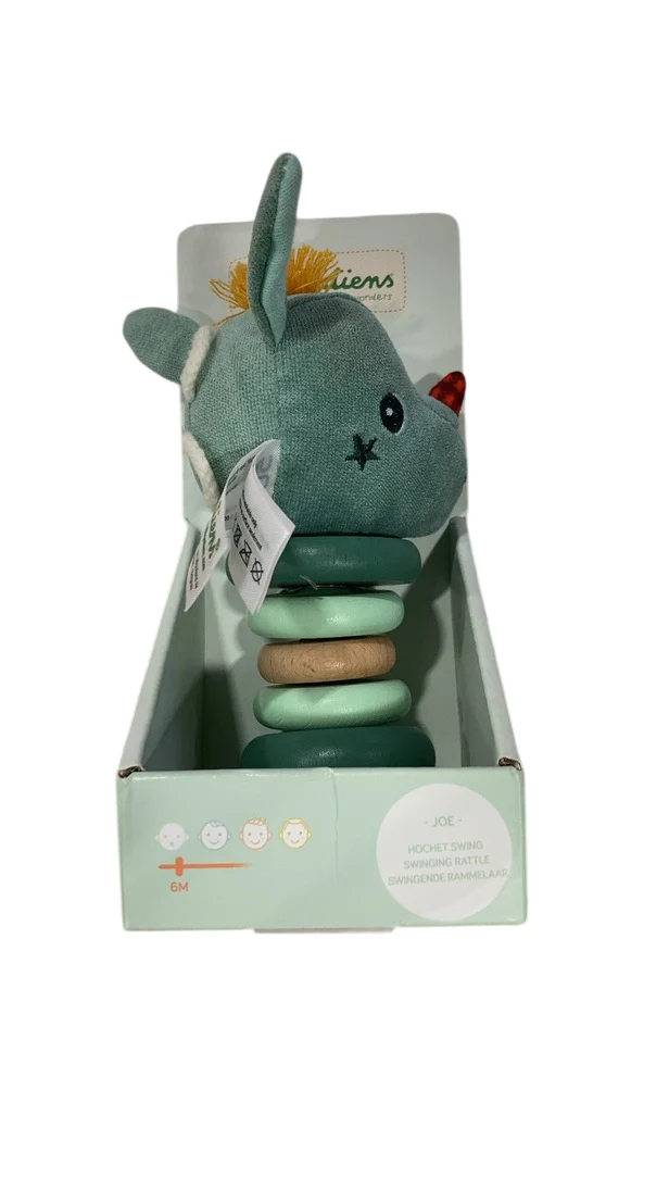 Lilliputiens Suction Cup Rattle, Joe the Dragon - Image 2