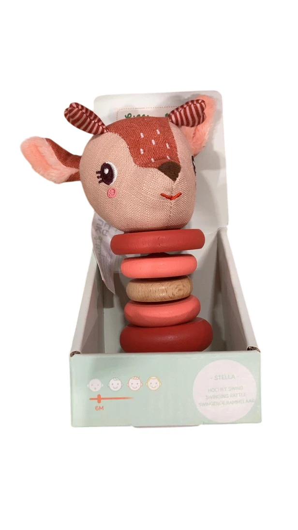 Lilliputiens Suction Cup Rattle, Stella the Deer - Image 2