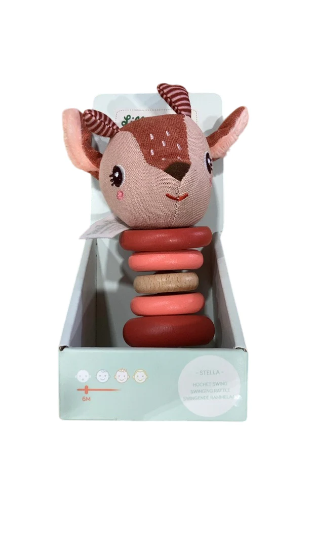 Lilliputiens Suction Cup Rattle, Stella the Deer - Image 2