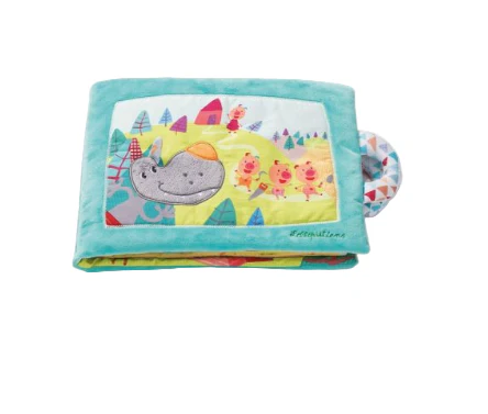 Lilliputiens Textile Activity Book, Three Little Pigs