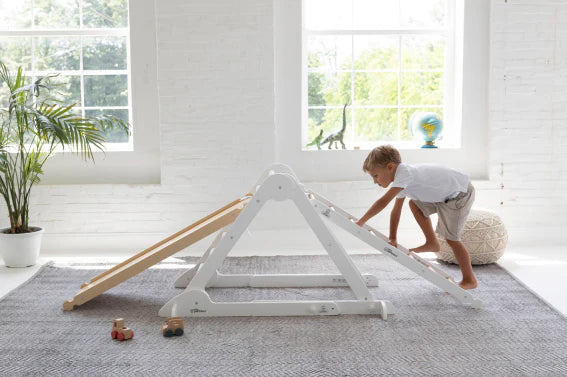 Little Partners Learn 'N Climb Triangle, Soft White - Image 2
