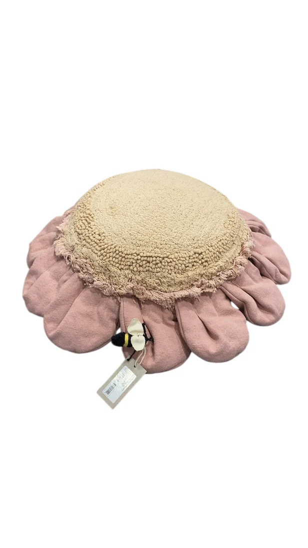 Lorena Canals Floor Cushion Pink Daisy, Pink