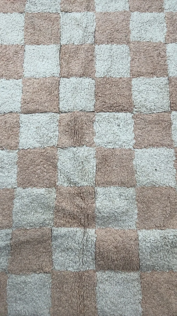 Lorena Canals Kitchen Tiles Washable Rug, 4' X 5'3", Rose - Image 2