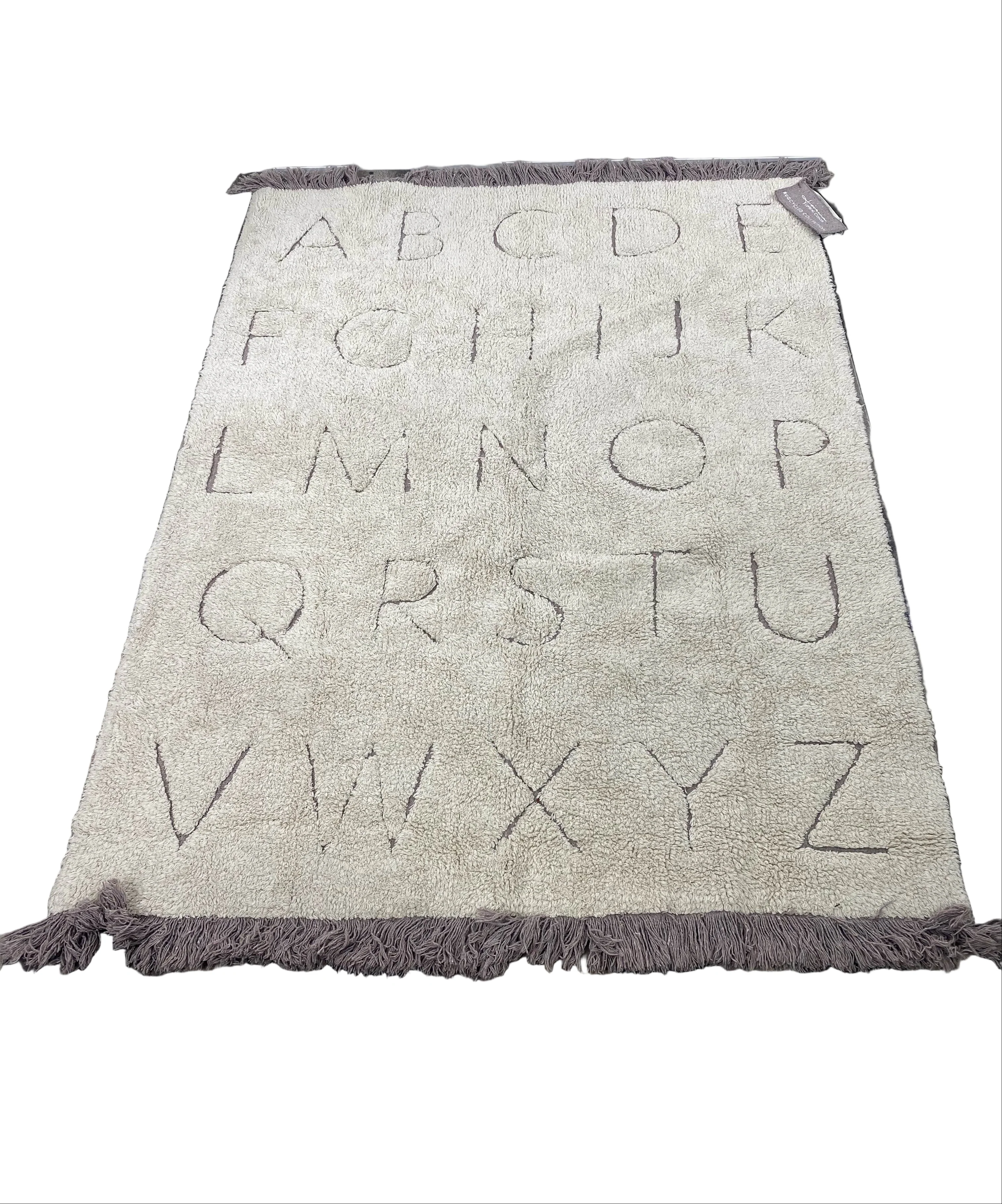 Lorena Canals RugCycled ABC Washable Rug 4’ x 5’, Natural - Image 2