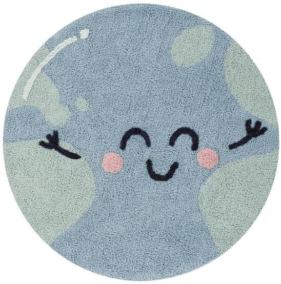 Lorena Canals Washable Round Rug Big Big World, 3'3"