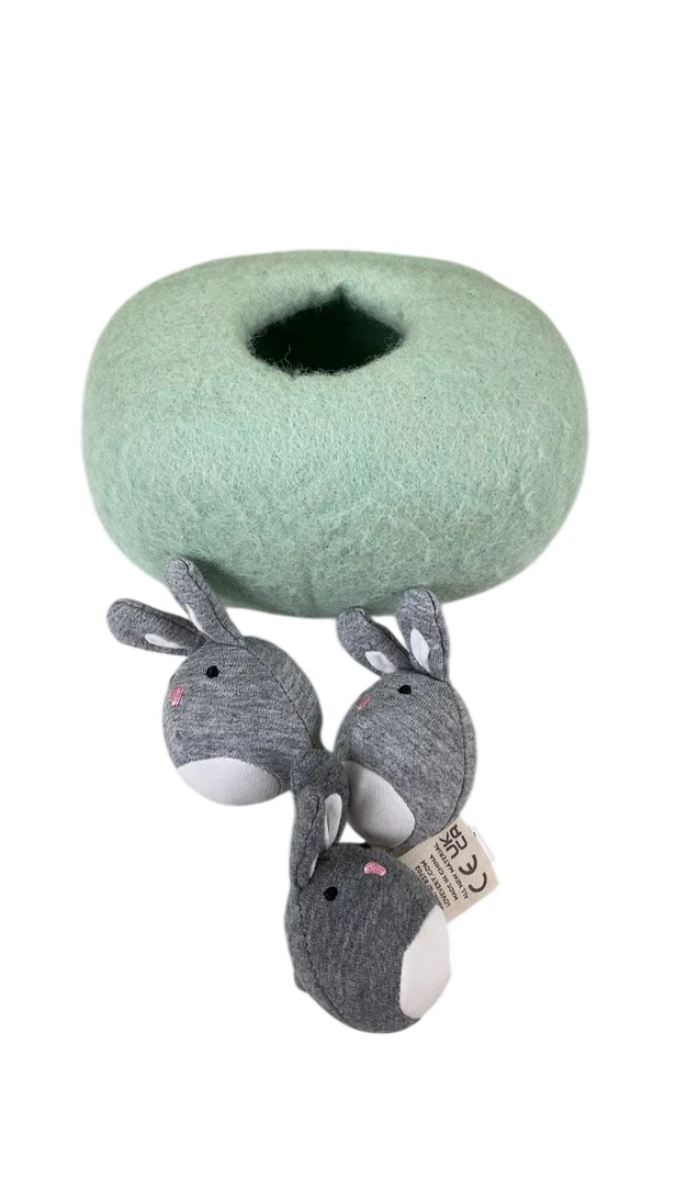 Lovevery Bunnies In A Felt Burrow