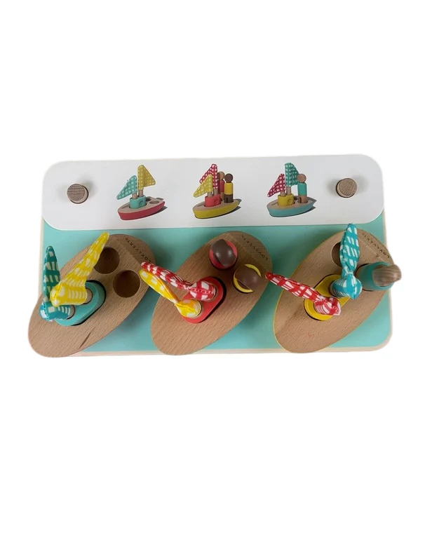 Lovevery Pattern Match Boats & Cards Set - Image 2