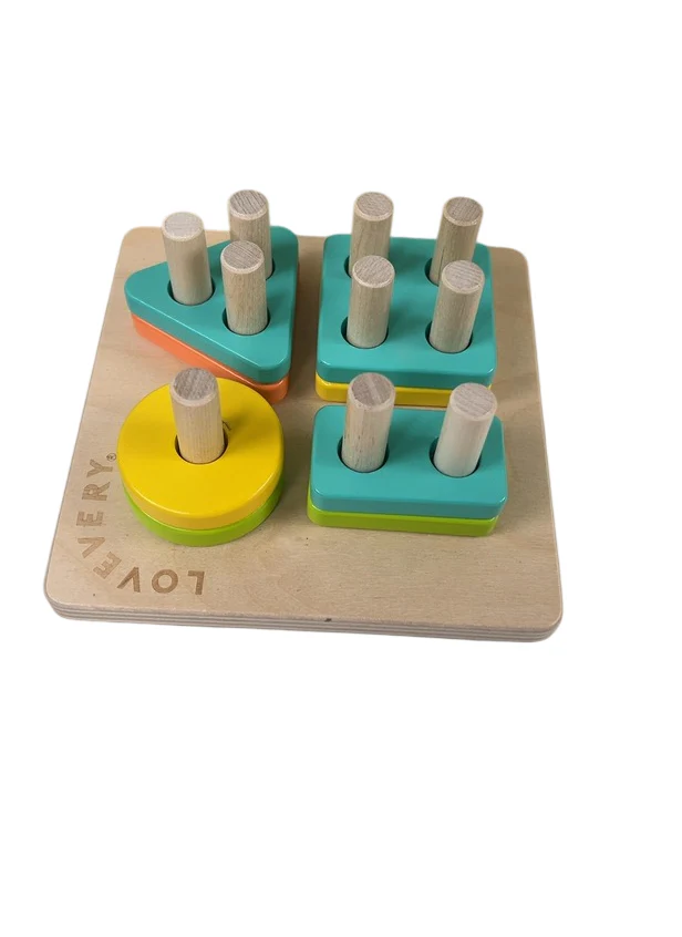 Lovevery Sort and Stack Peg Puzzle - Image 3