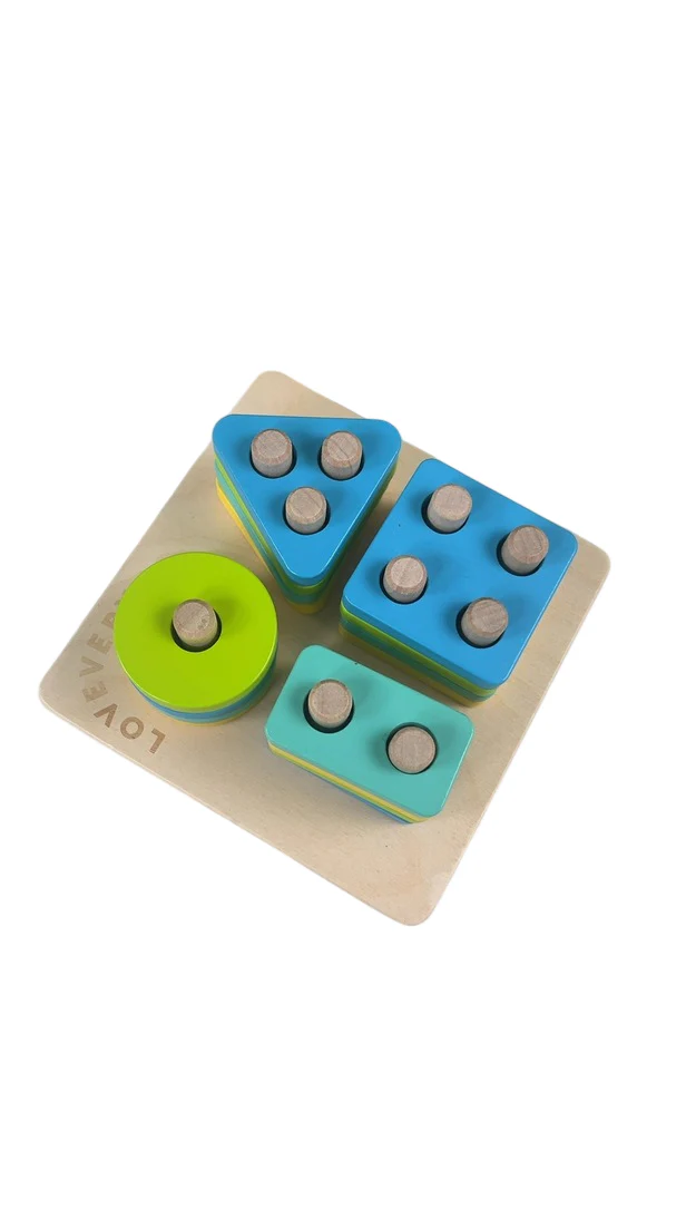Lovevery Sort and Stack Peg Puzzle - Image 2