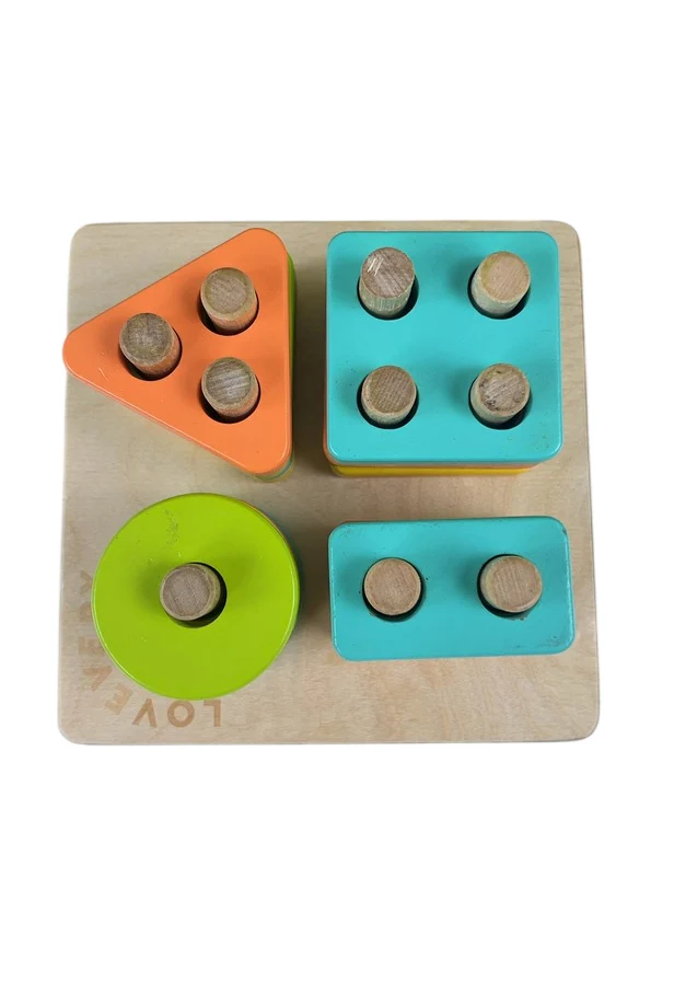 Lovevery Sort and Stack Peg Puzzle - Image 2