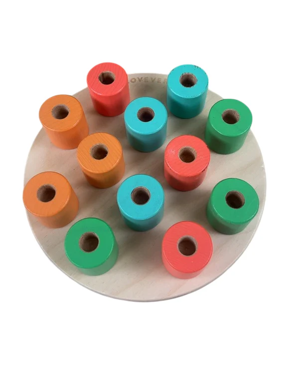 Lovevery Wooden Stacking Peg Board