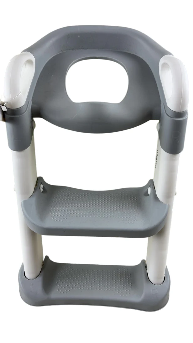 Lulyboo Potty Training Seat with Step Stool, Grey - Image 2