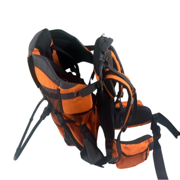 Luvdbaby Premium Baby Backpack Carrier for Hiking with Kids, Orange - Image 3