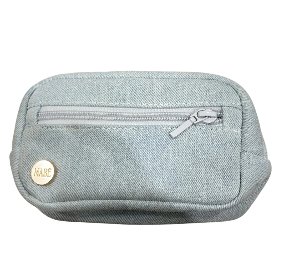 Mabē Monarch Accessory Bag, Dream Wash Denim - Image 3