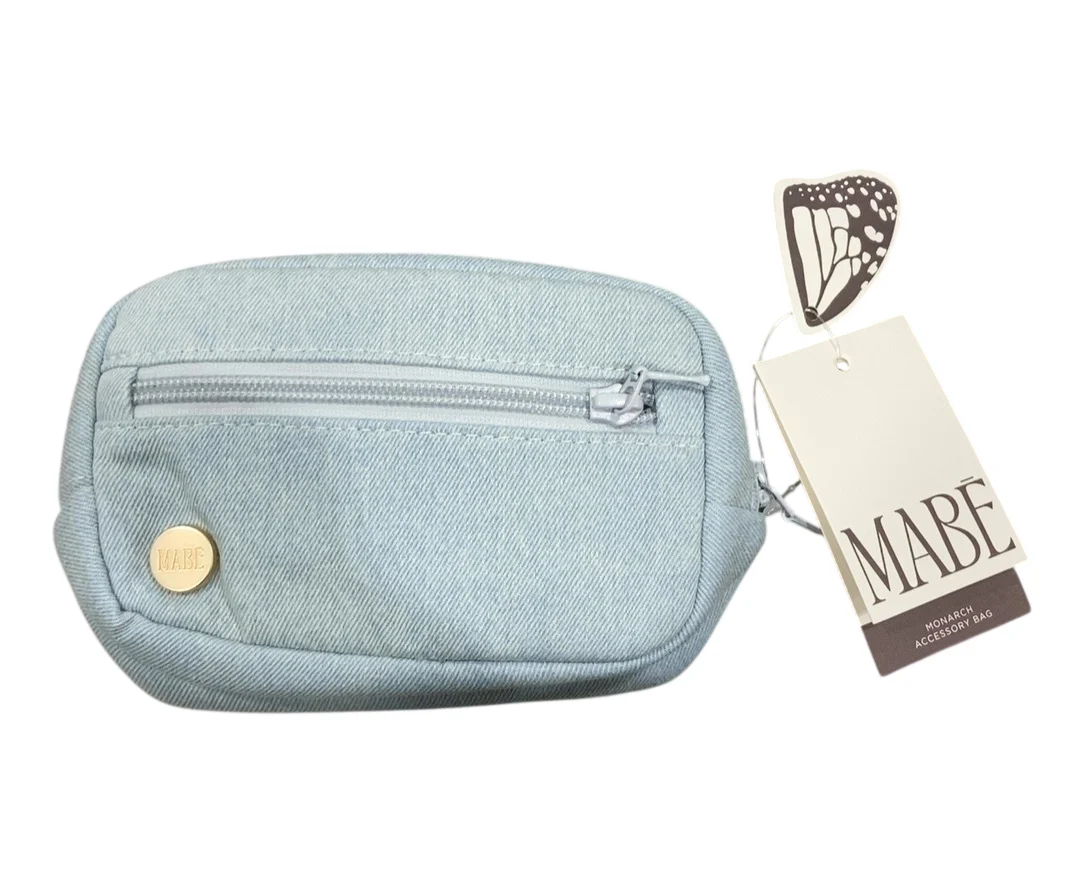 Mabē Monarch Accessory Bag, Dream Wash Denim
