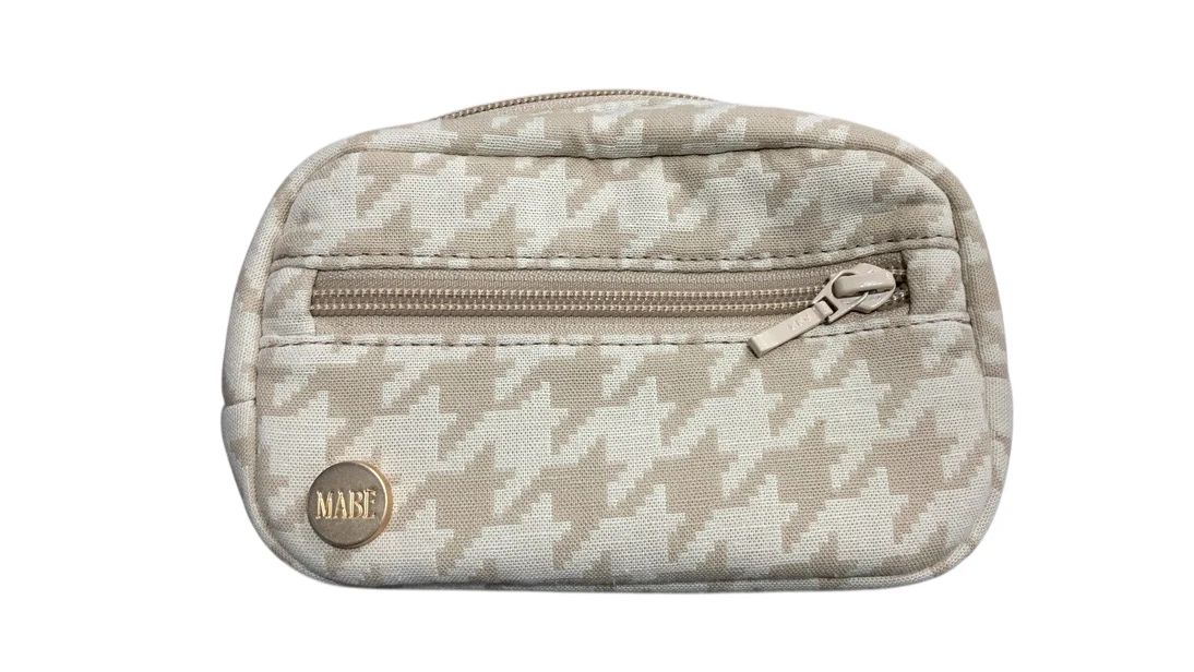 Mabē Monarch Accessory Bag, Houndstooth - Image 3