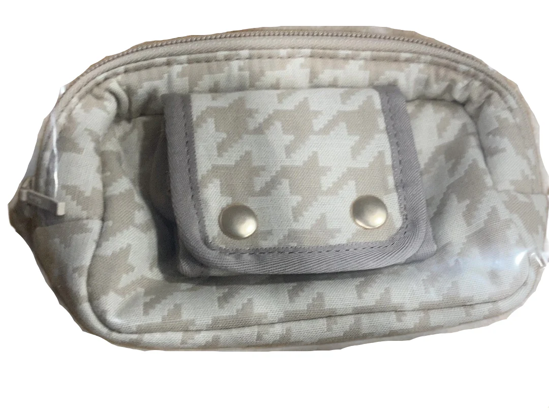 Mabē Monarch Accessory Bag, Houndstooth - Image 2