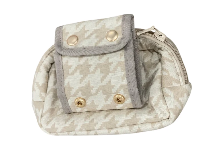 Mabē Monarch Accessory Bag, Houndstooth - Image 3