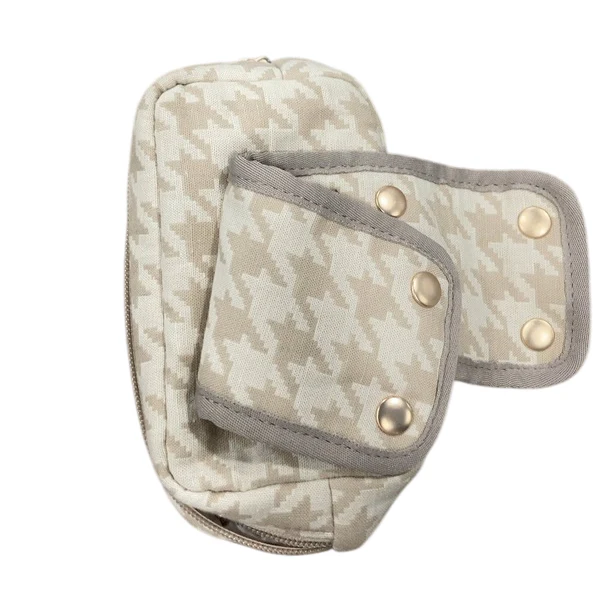 Mabē Monarch Accessory Bag, Houndstooth - Image 4