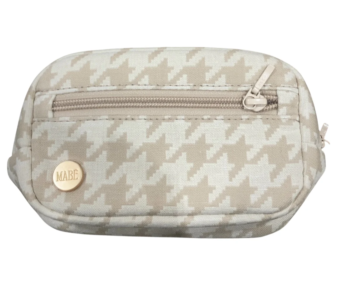 Mabē Monarch Accessory Bag, Houndstooth