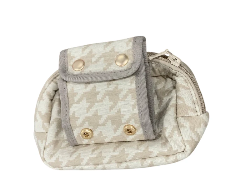 Mabē Monarch Accessory Bag, Houndstooth - Image 3