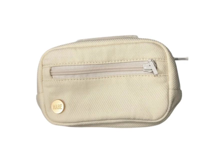 Mabē Monarch Accessory Bag, ivory