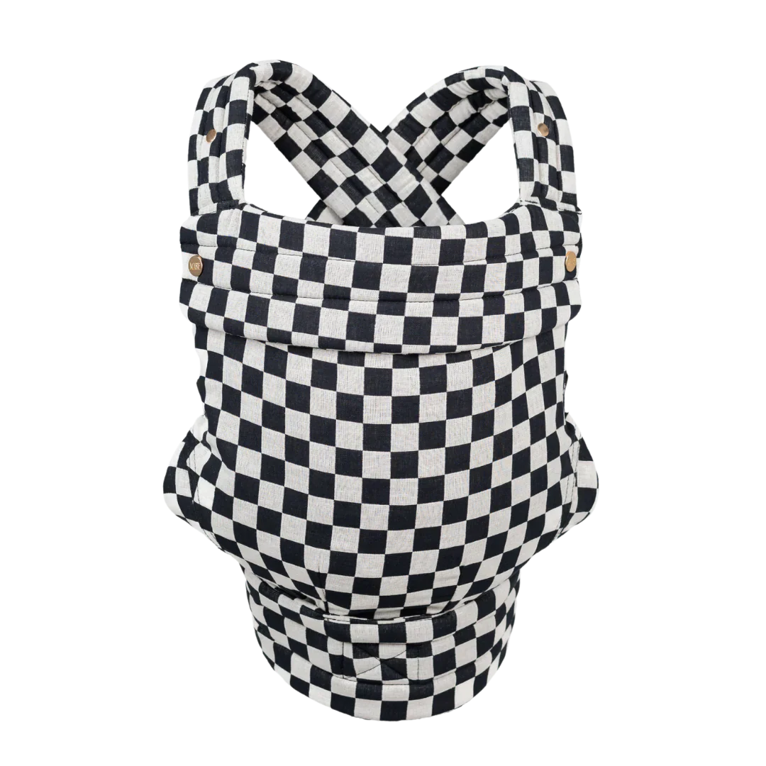 Mabē The Monarch Carrier, Ebony Check