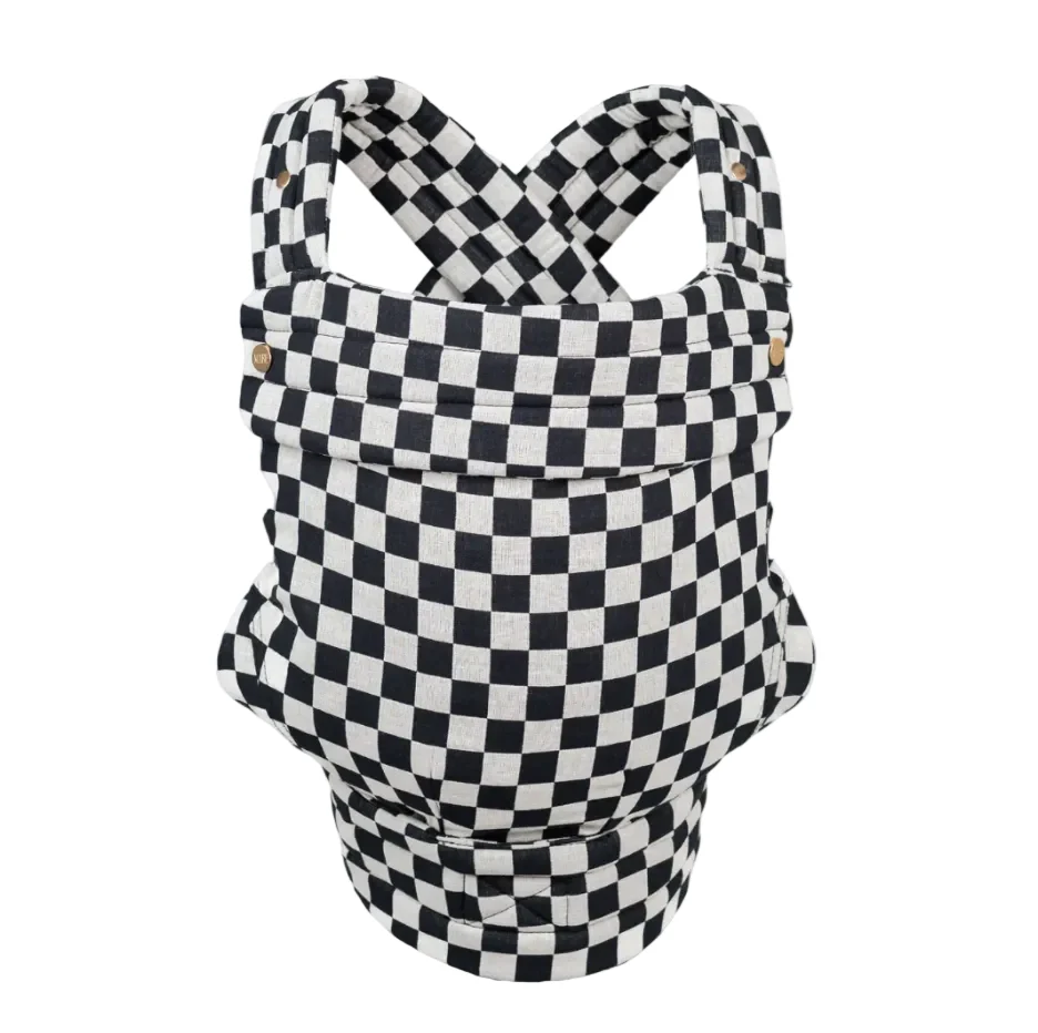 Mabē The Monarch Carrier, Ebony Check