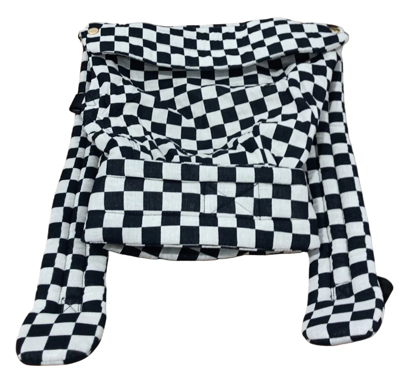 Mabē The Monarch Carrier, Ebony Check