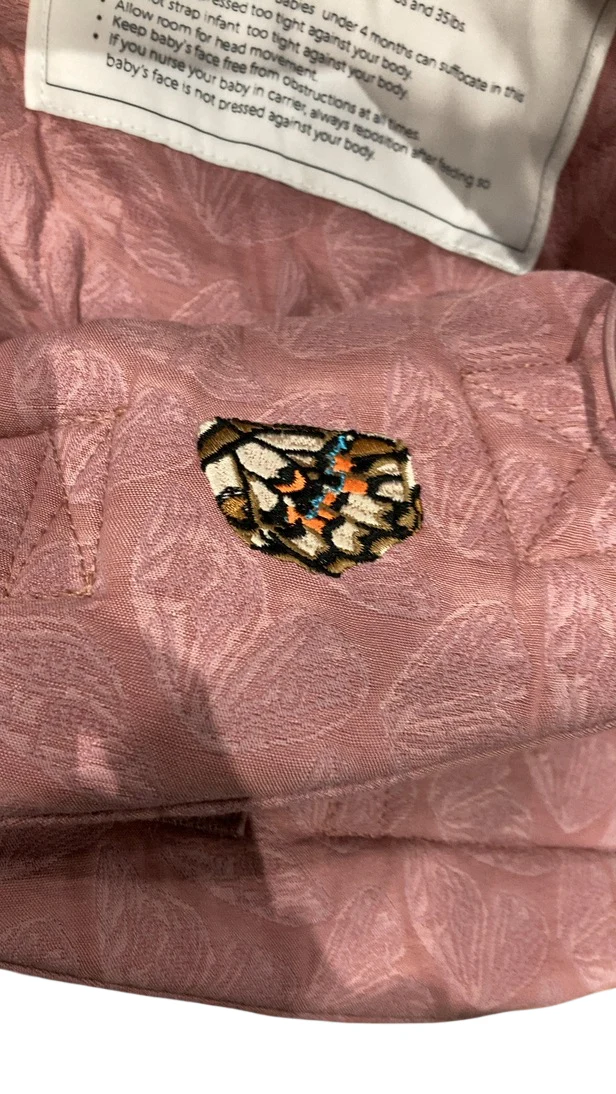 Mabē The Monarch Carrier, Mauve Wings/Pink Butterflies - Image 3